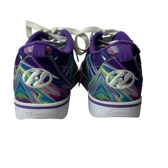 Heelys Pro 20 Prints Sneakers youth SZ 2 Purple Galaxy Multicolor tie dye child - Picture 5 of 12